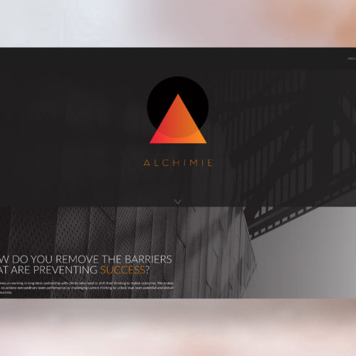 Alchimie Website Design